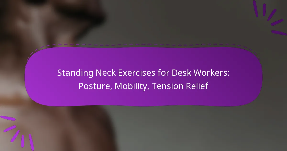 Standing Neck Exercises for Desk Workers: Posture, Mobility, Tension Relief